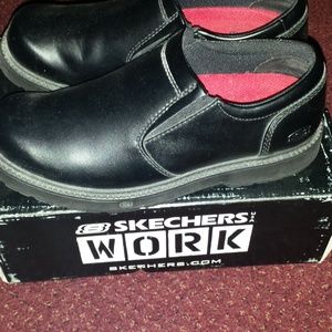 Sketchers work shoes.